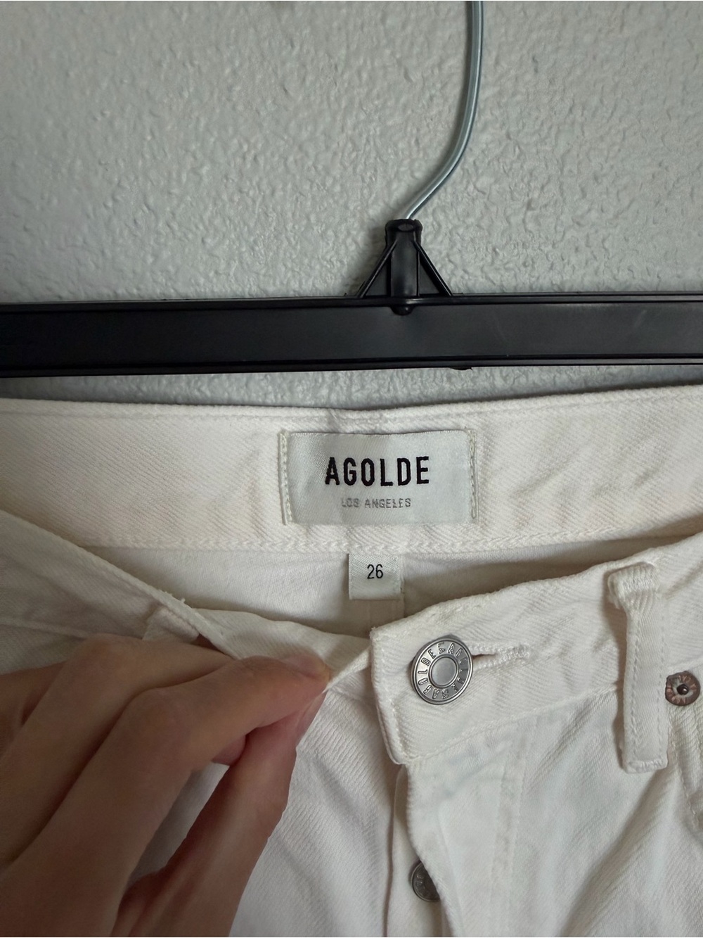 Agolde Dame Shorts High Rise Baggy Cuff - Size 26 - Picture 6 of 8